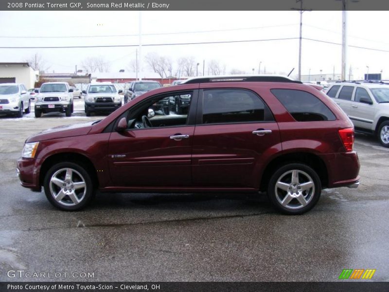 Sonoma Red Metallic / Ebony 2008 Pontiac Torrent GXP