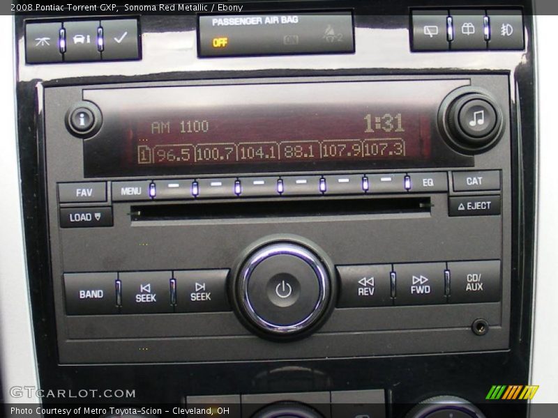 Controls of 2008 Torrent GXP