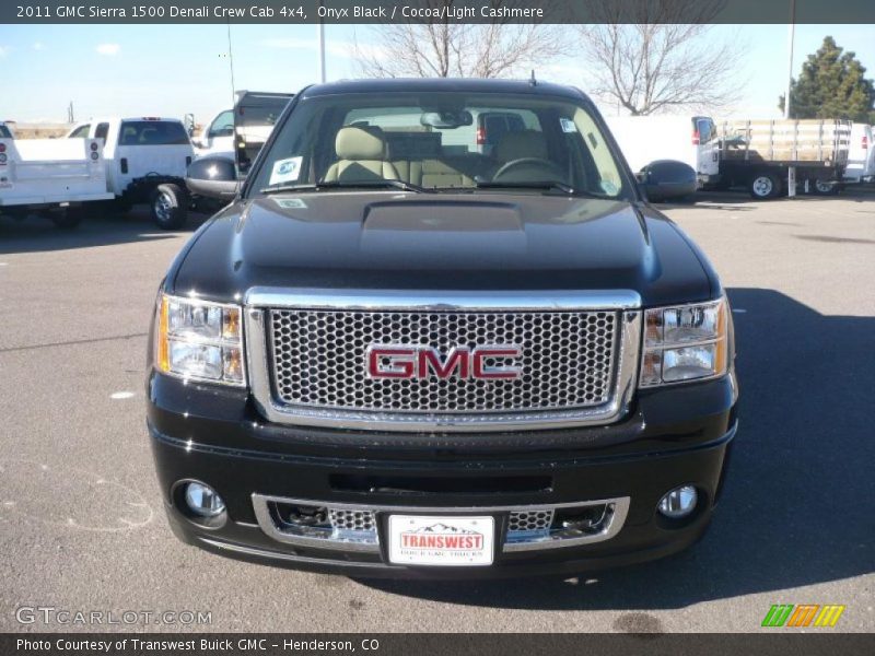 Onyx Black / Cocoa/Light Cashmere 2011 GMC Sierra 1500 Denali Crew Cab 4x4