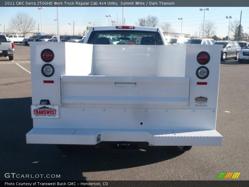 Summit White / Dark Titanium 2011 GMC Sierra 2500HD Work Truck Regular Cab 4x4 Utility