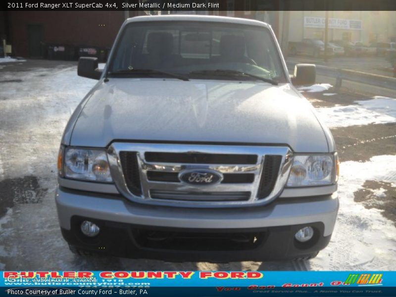 Silver Metallic / Medium Dark Flint 2011 Ford Ranger XLT SuperCab 4x4