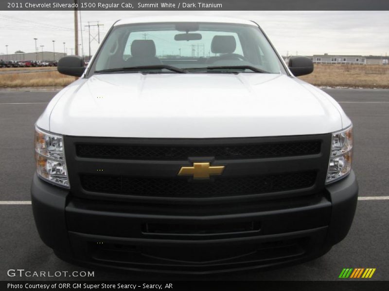 Summit White / Dark Titanium 2011 Chevrolet Silverado 1500 Regular Cab