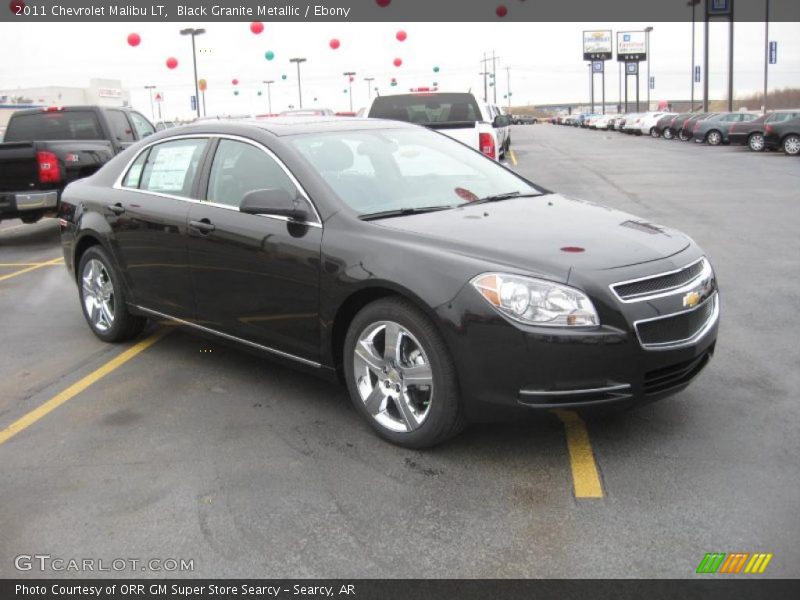 Black Granite Metallic / Ebony 2011 Chevrolet Malibu LT