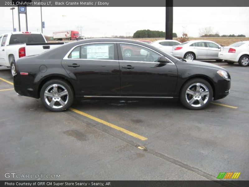 Black Granite Metallic / Ebony 2011 Chevrolet Malibu LT