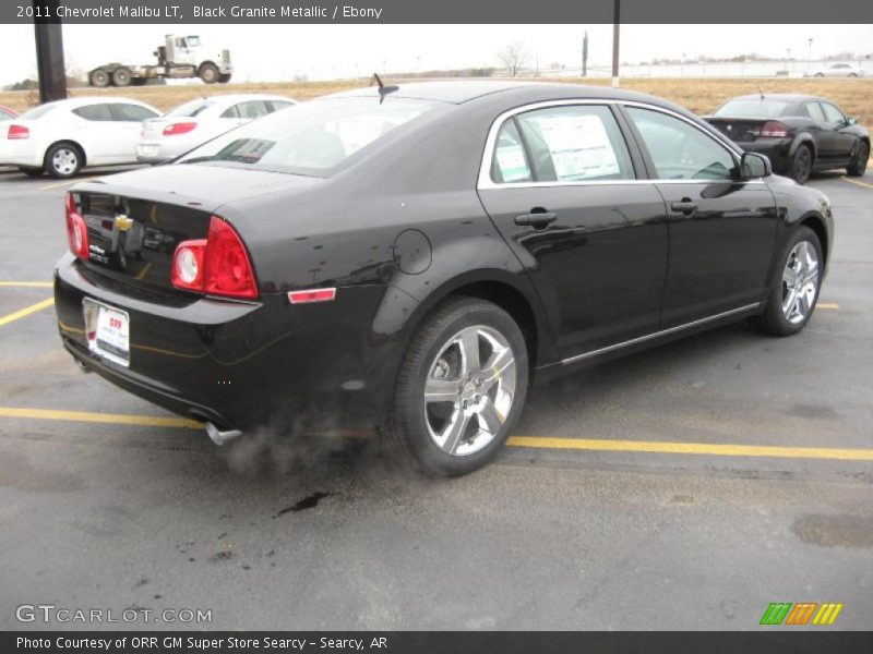 Black Granite Metallic / Ebony 2011 Chevrolet Malibu LT