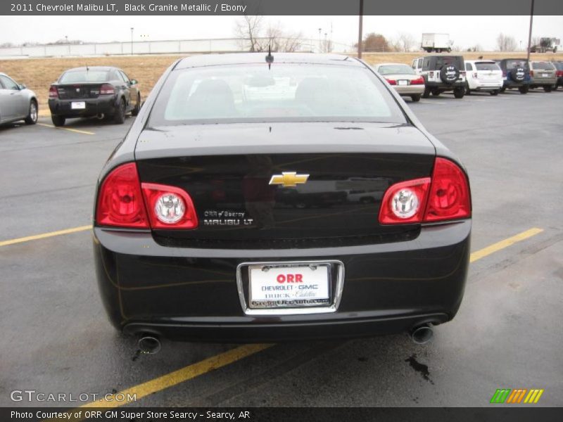 Black Granite Metallic / Ebony 2011 Chevrolet Malibu LT