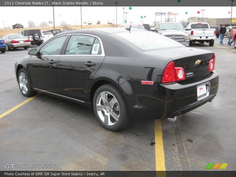 Black Granite Metallic / Ebony 2011 Chevrolet Malibu LT