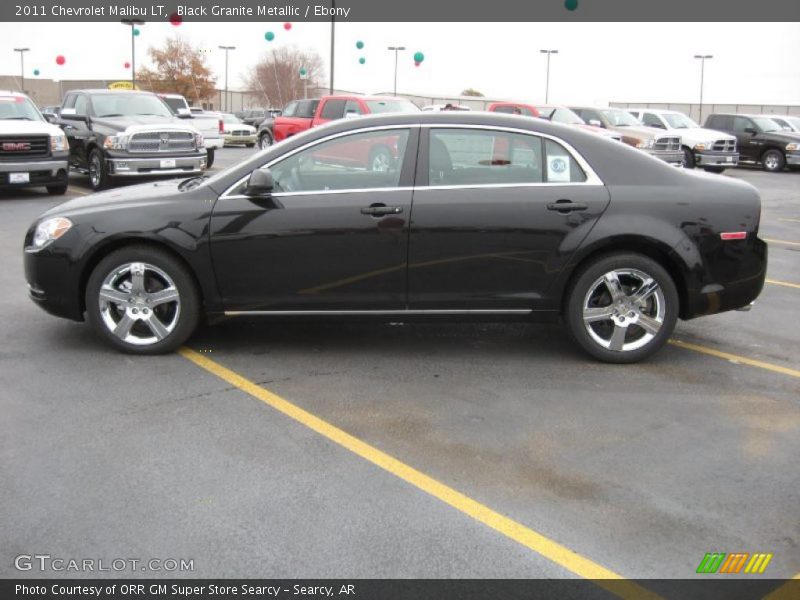 Black Granite Metallic / Ebony 2011 Chevrolet Malibu LT