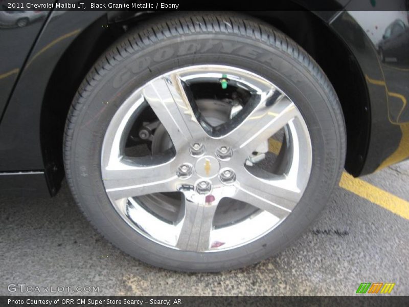 Black Granite Metallic / Ebony 2011 Chevrolet Malibu LT