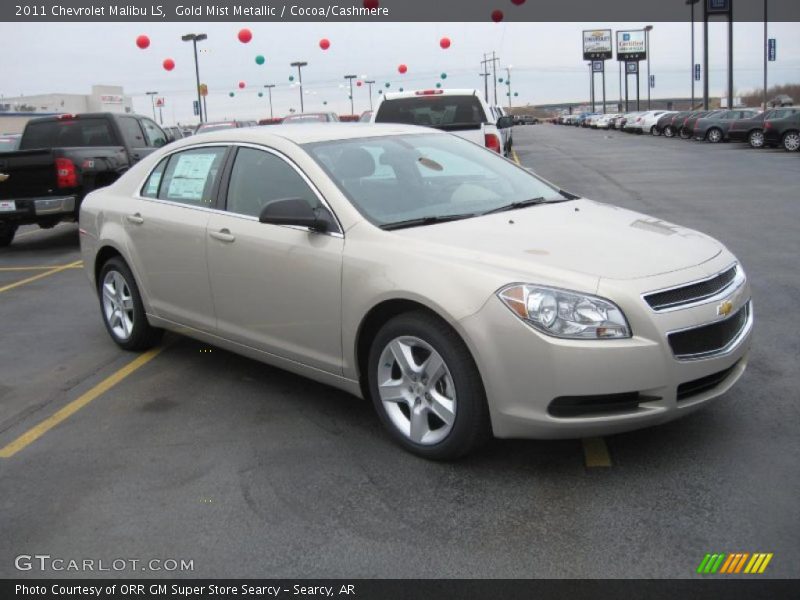 Gold Mist Metallic / Cocoa/Cashmere 2011 Chevrolet Malibu LS