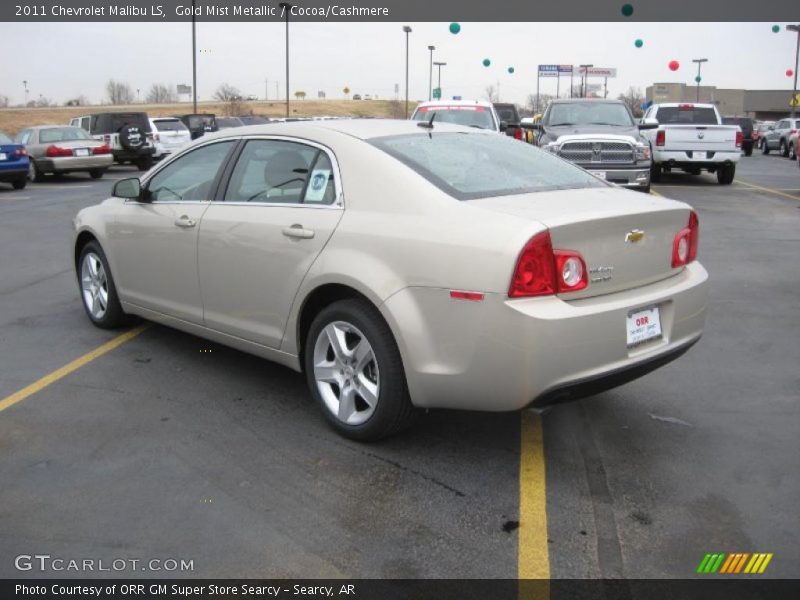 Gold Mist Metallic / Cocoa/Cashmere 2011 Chevrolet Malibu LS