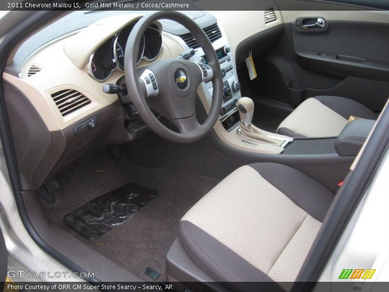 Gold Mist Metallic / Cocoa/Cashmere 2011 Chevrolet Malibu LS