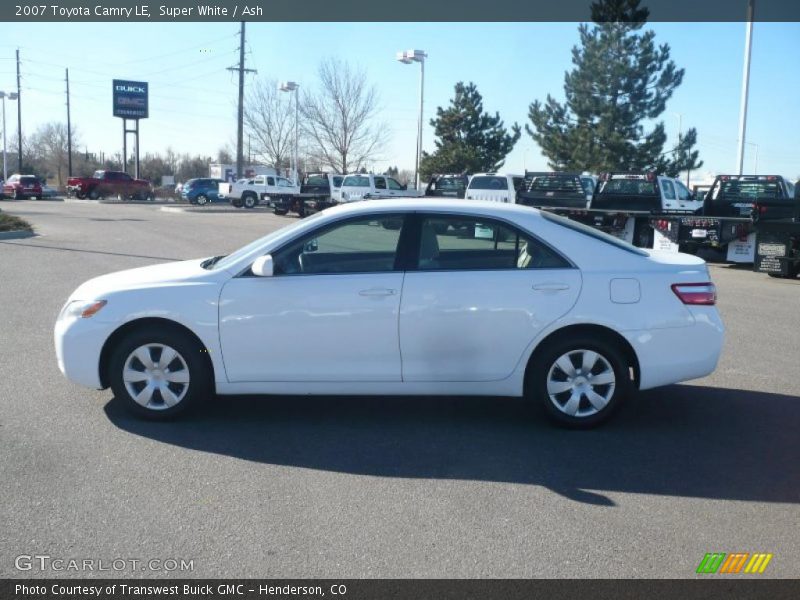 Super White / Ash 2007 Toyota Camry LE