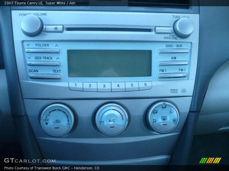 Super White / Ash 2007 Toyota Camry LE