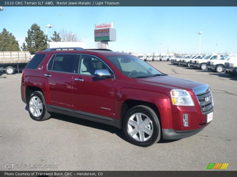 Merlot Jewel Metallic / Light Titanium 2010 GMC Terrain SLT AWD