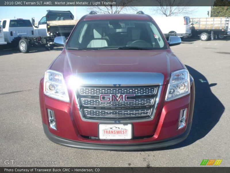 Merlot Jewel Metallic / Light Titanium 2010 GMC Terrain SLT AWD