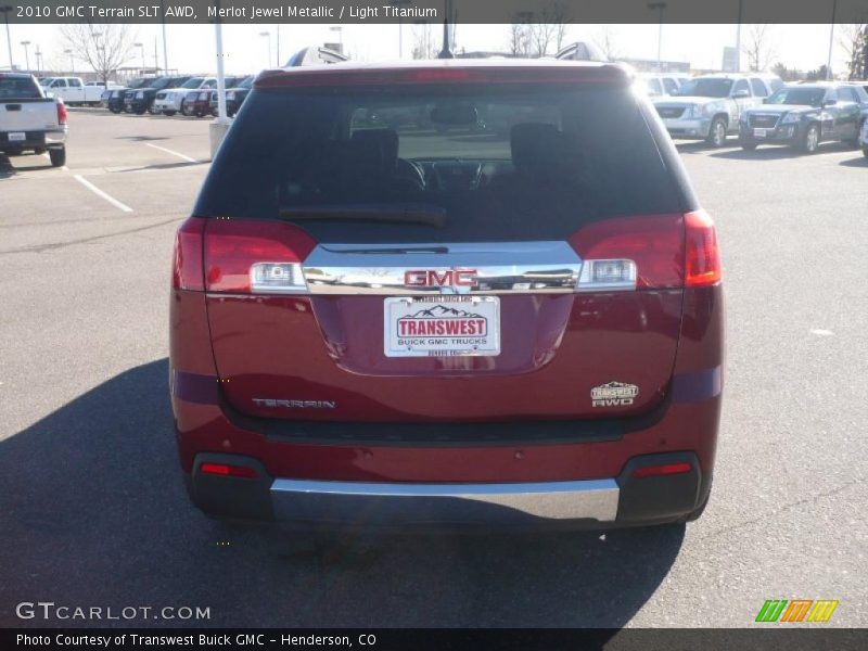 Merlot Jewel Metallic / Light Titanium 2010 GMC Terrain SLT AWD