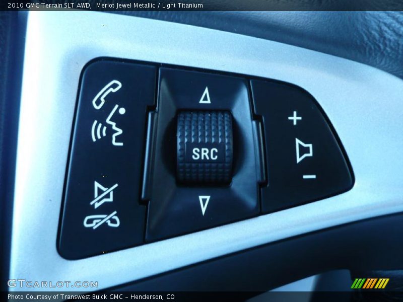 Controls of 2010 Terrain SLT AWD