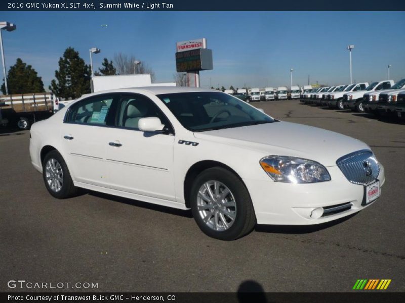 Summit White / Light Tan 2010 GMC Yukon XL SLT 4x4