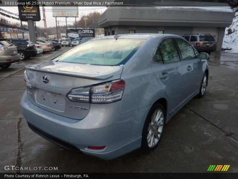  2010 HS 250h Hybrid Premium Silver Opal Mica