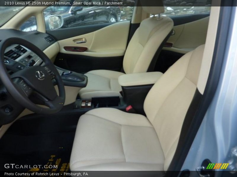  2010 HS 250h Hybrid Premium Parchment Interior