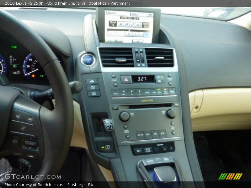 Navigation of 2010 HS 250h Hybrid Premium
