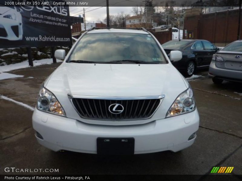 Crystal White / Ivory 2008 Lexus RX 350 AWD