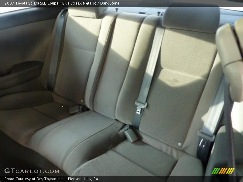 Blue Streak Metallic / Dark Stone 2007 Toyota Solara SLE Coupe