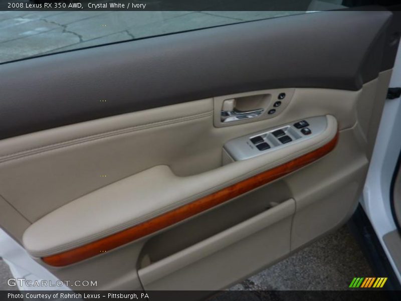 Crystal White / Ivory 2008 Lexus RX 350 AWD