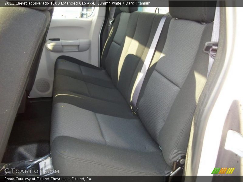 Summit White / Dark Titanium 2011 Chevrolet Silverado 1500 Extended Cab 4x4