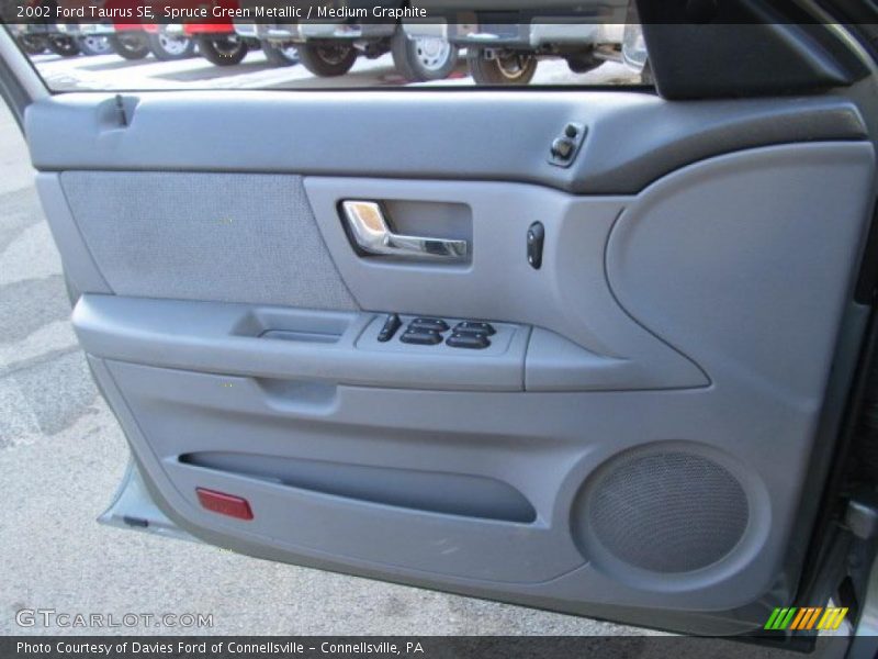 Spruce Green Metallic / Medium Graphite 2002 Ford Taurus SE