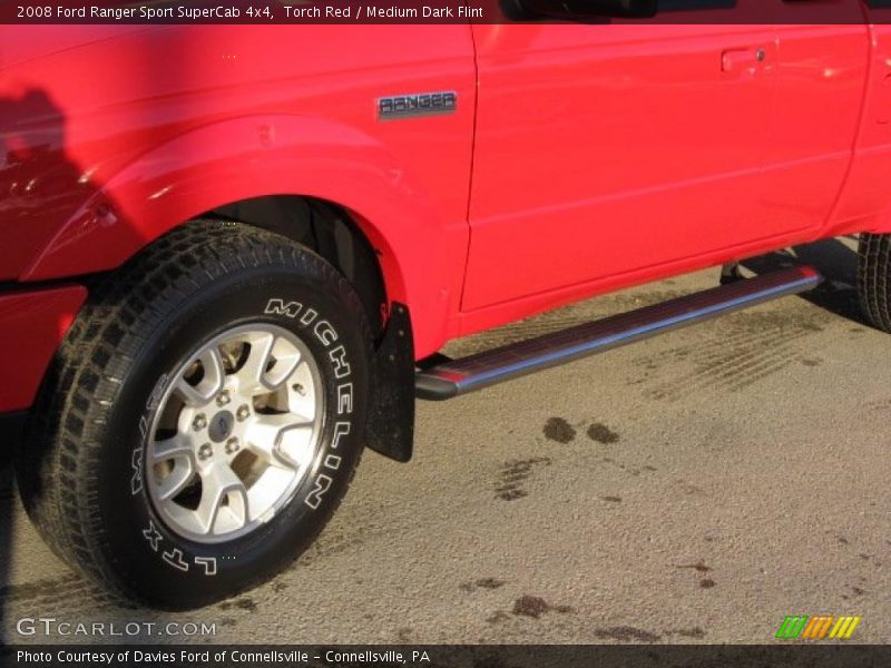 Torch Red / Medium Dark Flint 2008 Ford Ranger Sport SuperCab 4x4