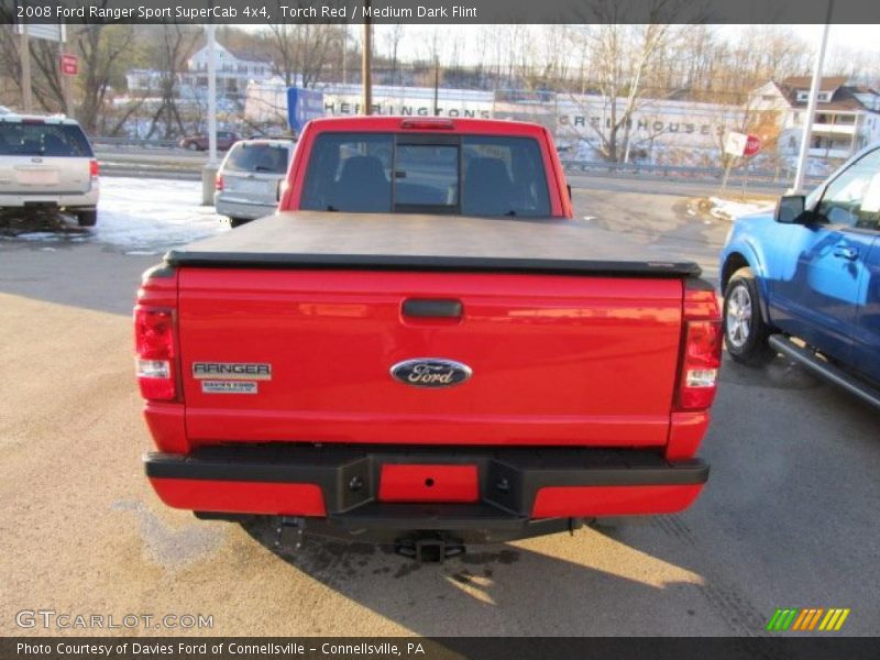 Torch Red / Medium Dark Flint 2008 Ford Ranger Sport SuperCab 4x4