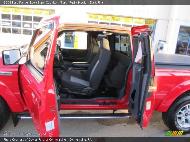 Torch Red / Medium Dark Flint 2008 Ford Ranger Sport SuperCab 4x4