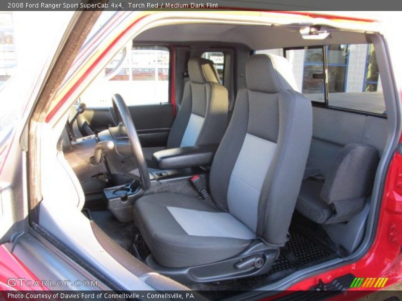 Torch Red / Medium Dark Flint 2008 Ford Ranger Sport SuperCab 4x4