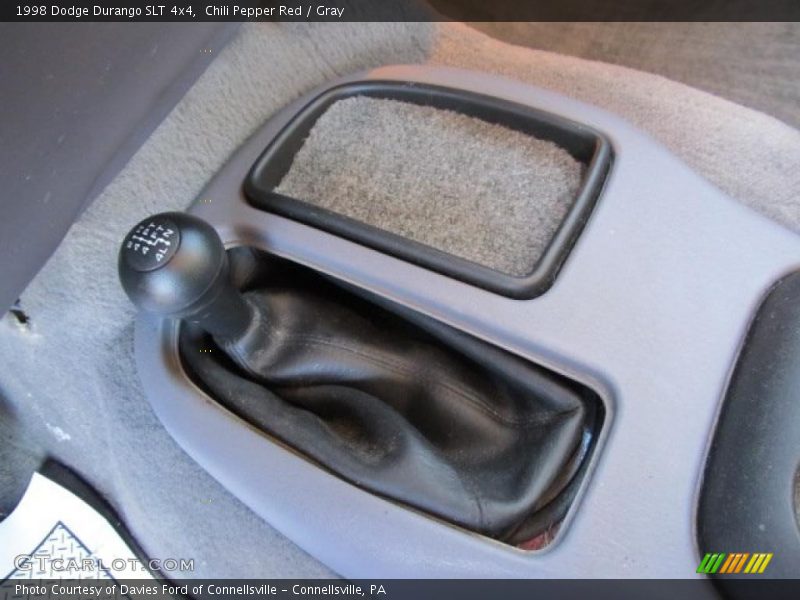 Chili Pepper Red / Gray 1998 Dodge Durango SLT 4x4
