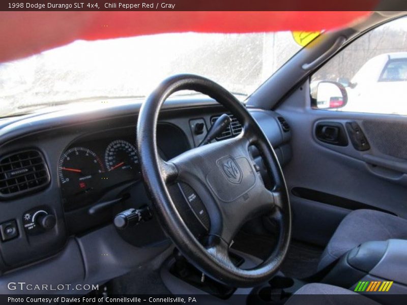 Chili Pepper Red / Gray 1998 Dodge Durango SLT 4x4