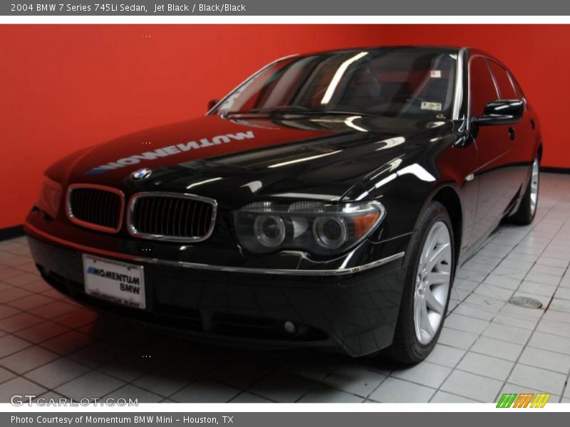 Jet Black / Black/Black 2004 BMW 7 Series 745Li Sedan