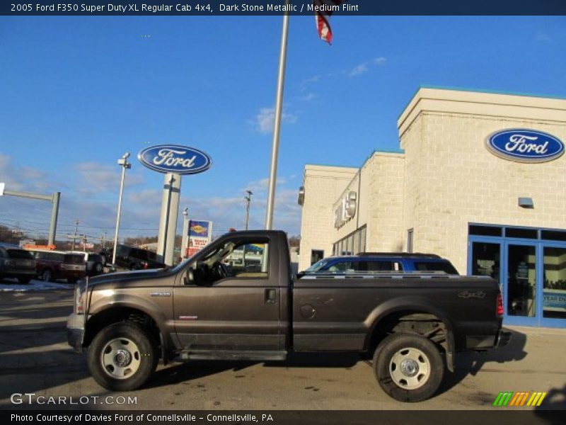 Dark Stone Metallic / Medium Flint 2005 Ford F350 Super Duty XL Regular Cab 4x4
