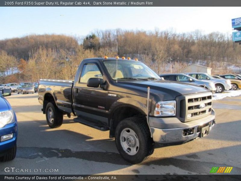 Dark Stone Metallic / Medium Flint 2005 Ford F350 Super Duty XL Regular Cab 4x4