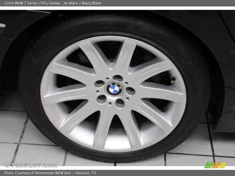 Jet Black / Black/Black 2004 BMW 7 Series 745Li Sedan