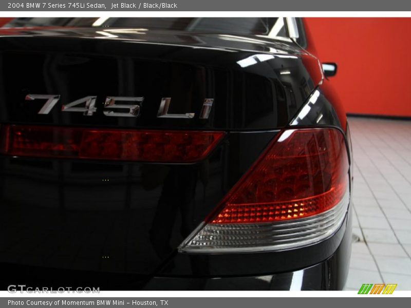 Jet Black / Black/Black 2004 BMW 7 Series 745Li Sedan