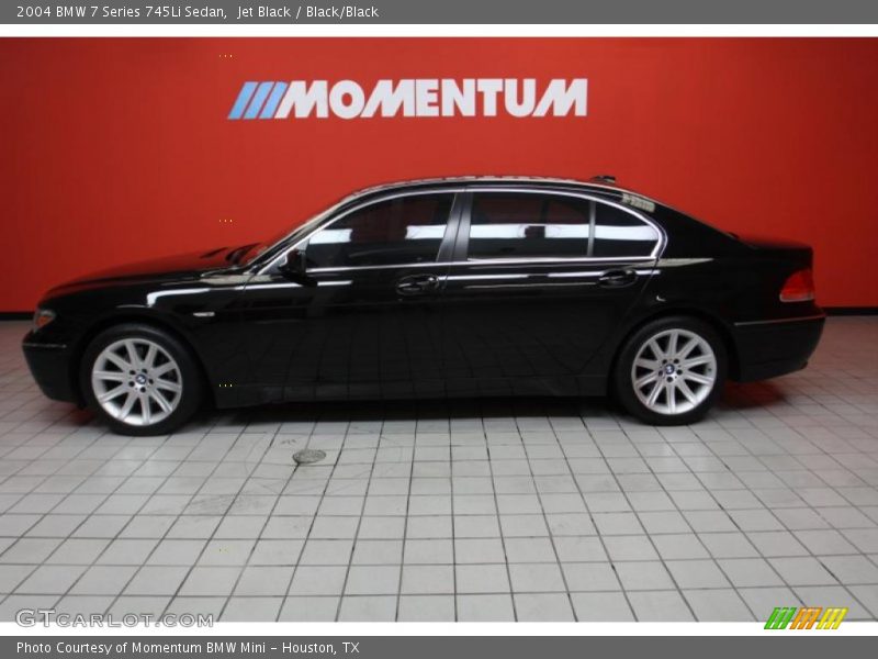 Jet Black / Black/Black 2004 BMW 7 Series 745Li Sedan