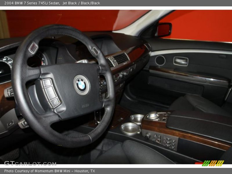 Jet Black / Black/Black 2004 BMW 7 Series 745Li Sedan