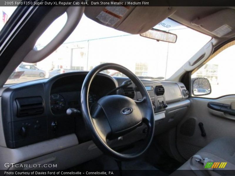 Dark Stone Metallic / Medium Flint 2005 Ford F350 Super Duty XL Regular Cab 4x4