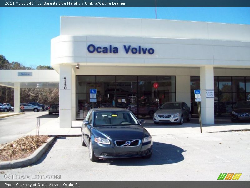 Barents Blue Metallic / Umbra/Calcite Leather 2011 Volvo S40 T5