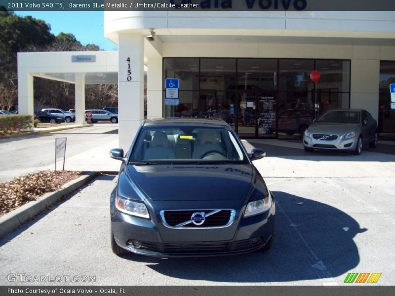 Barents Blue Metallic / Umbra/Calcite Leather 2011 Volvo S40 T5