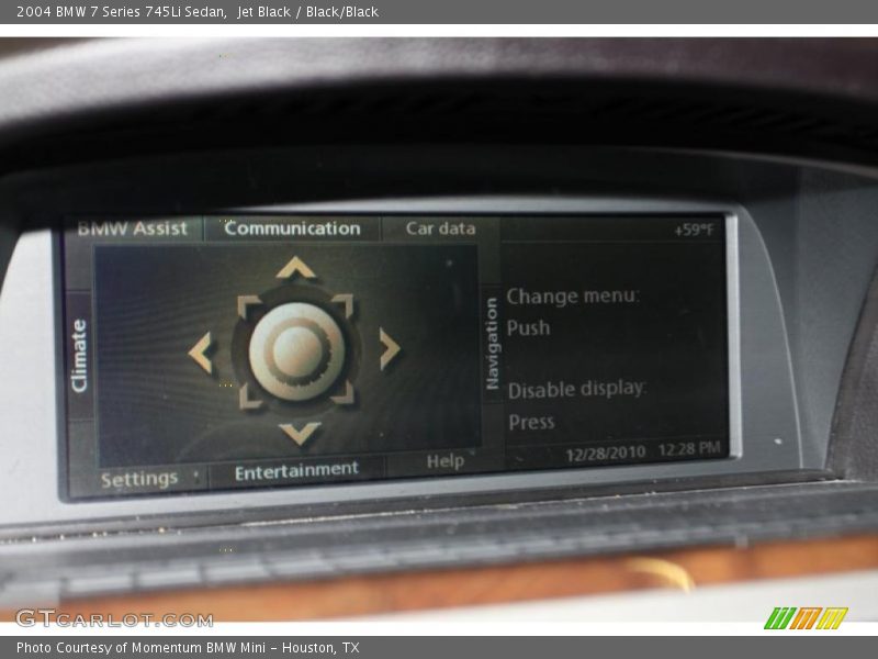 Jet Black / Black/Black 2004 BMW 7 Series 745Li Sedan