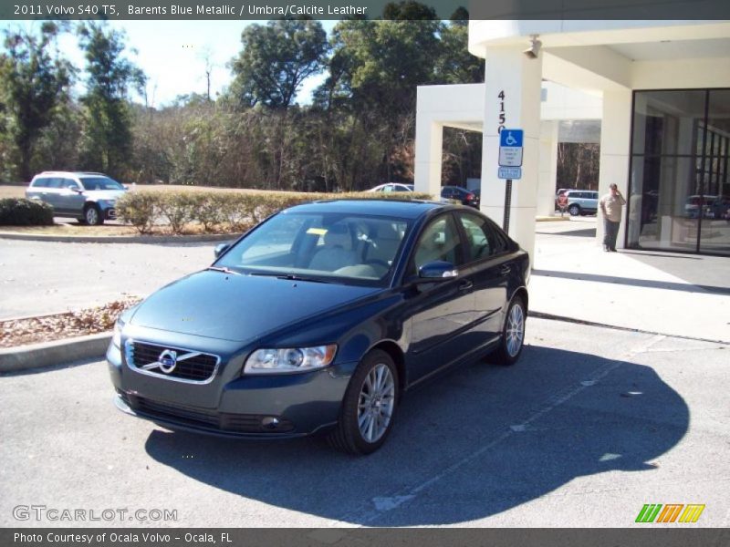 Barents Blue Metallic / Umbra/Calcite Leather 2011 Volvo S40 T5