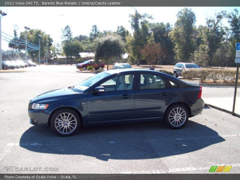 Barents Blue Metallic / Umbra/Calcite Leather 2011 Volvo S40 T5